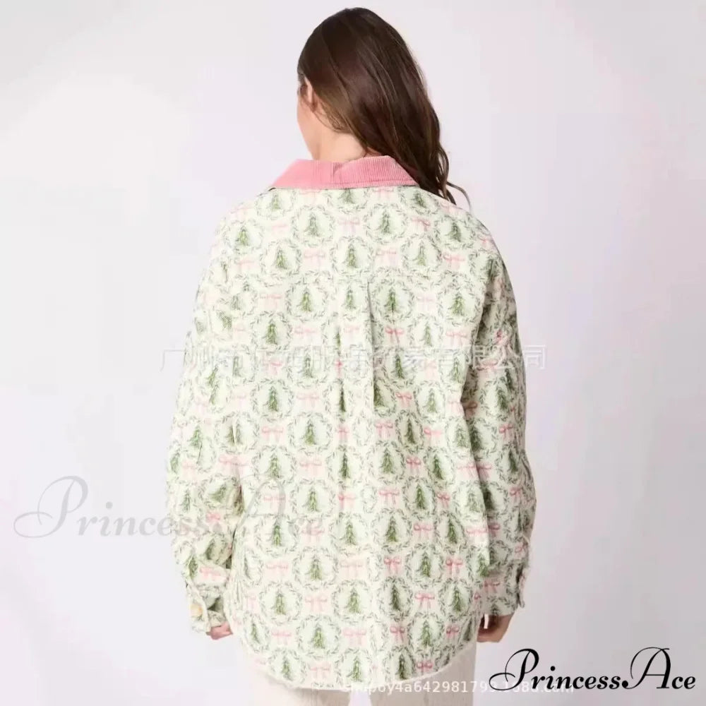 European American Christmas Jacket Coat