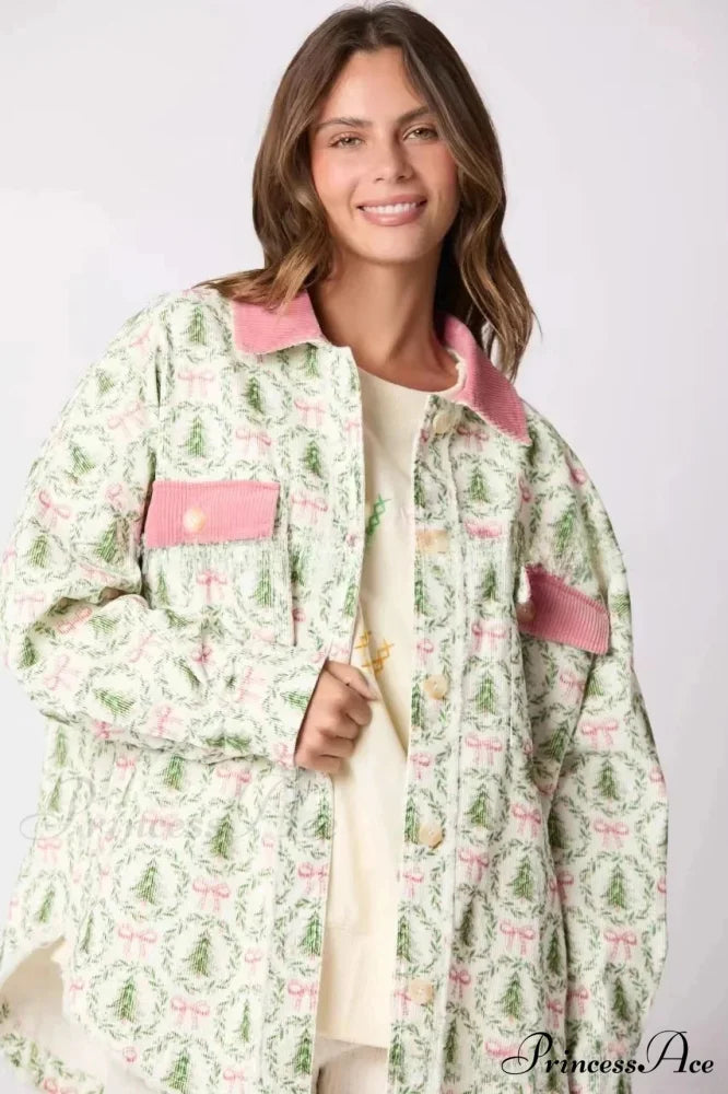 European American Christmas Jacket Coat