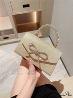 European American Sparkling Bow Link Purse