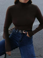 Everyday Long Graceful Sleeve Knit Top