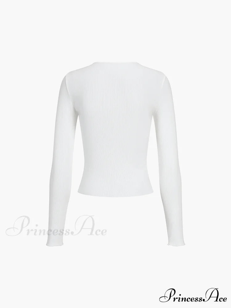 Everyday Rib Graceful Long Sleeve Top