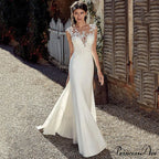 Extended Sleeve Siren Seductive Bridal Gown