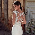 Extended Sleeve Siren Seductive Bridal Gown