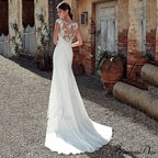Extended Sleeve Siren Seductive Bridal Gown