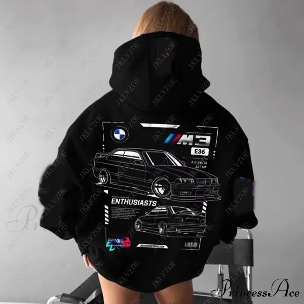 F1 Racing Large Hoodie