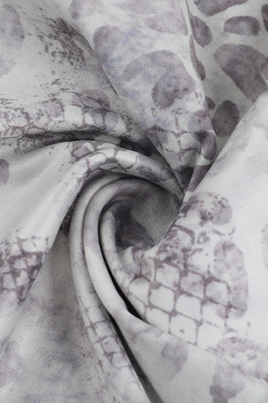 Floral Rhinestone Neck Bodycon Mini Dress