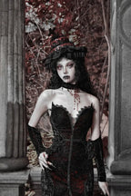 Halloween Gothic Vampire Dress