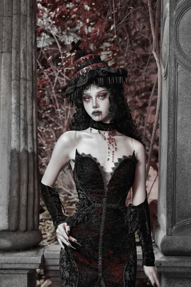Halloween Gothic Vampire Dress