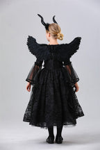 Maleficent Style Kid Halloween Costume