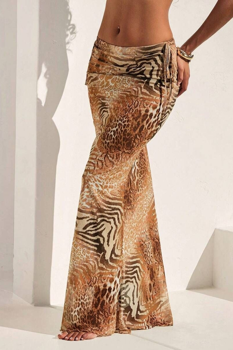 High Fashion Animal Pattern Skirt