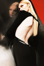 Sexy Backless Eyelet Bodycon Maxi Dress