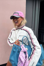 Colorblock Panel Faux Leather Coat