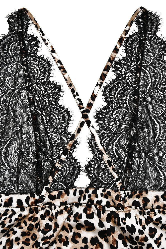 Satin Backless Cami Sexy Mini Dress