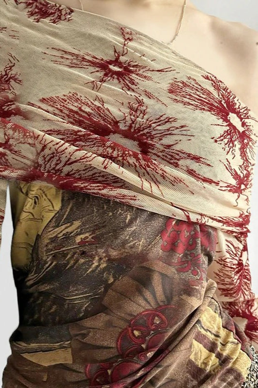 Y2K Floral Long Sleeve T-Shirt