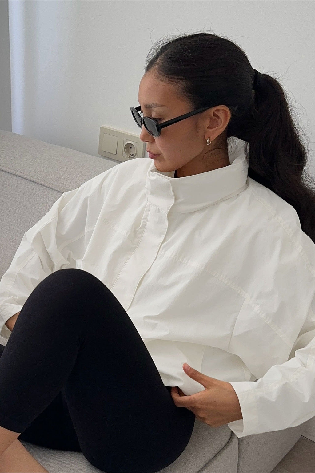 Stand Collar Windbreaker Jacket