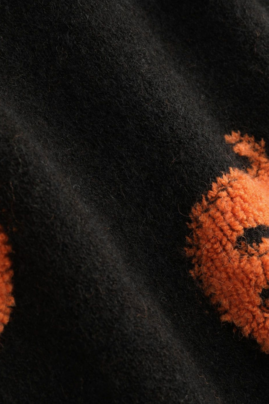 Colorblock Pumpkin Knit Sweater