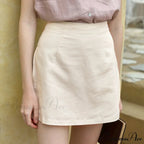 Fabric Double-Layer Separated Skirt