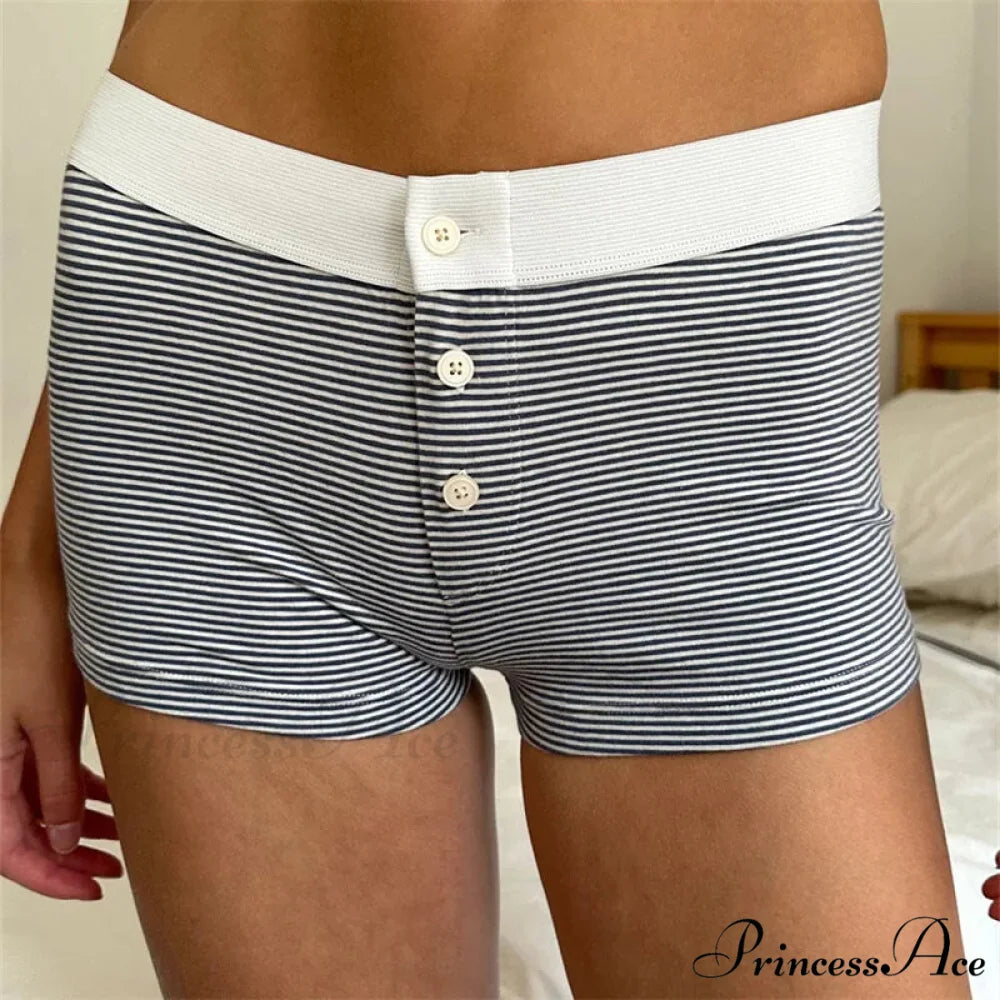 Fabric Pattern Button Sweatshort