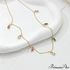 Fabulous Colorful Stone Trendy Chain Necklaces
