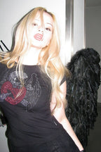 Gothic Skull Rhinestone T-Shirt