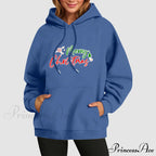 Fall Winter Funny Cute Kangaroo Pocket Long Sleeve Girl's Christmas Hoodie