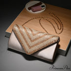 Famous Crystal Sparkling Single-Shoulder Clutch Bag