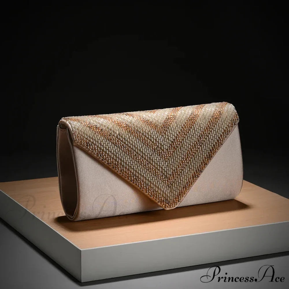 Famous Crystal Sparkling Single-Shoulder Clutch Bag