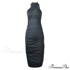 Fashion Backless Bodycon Knee-length Party Dress