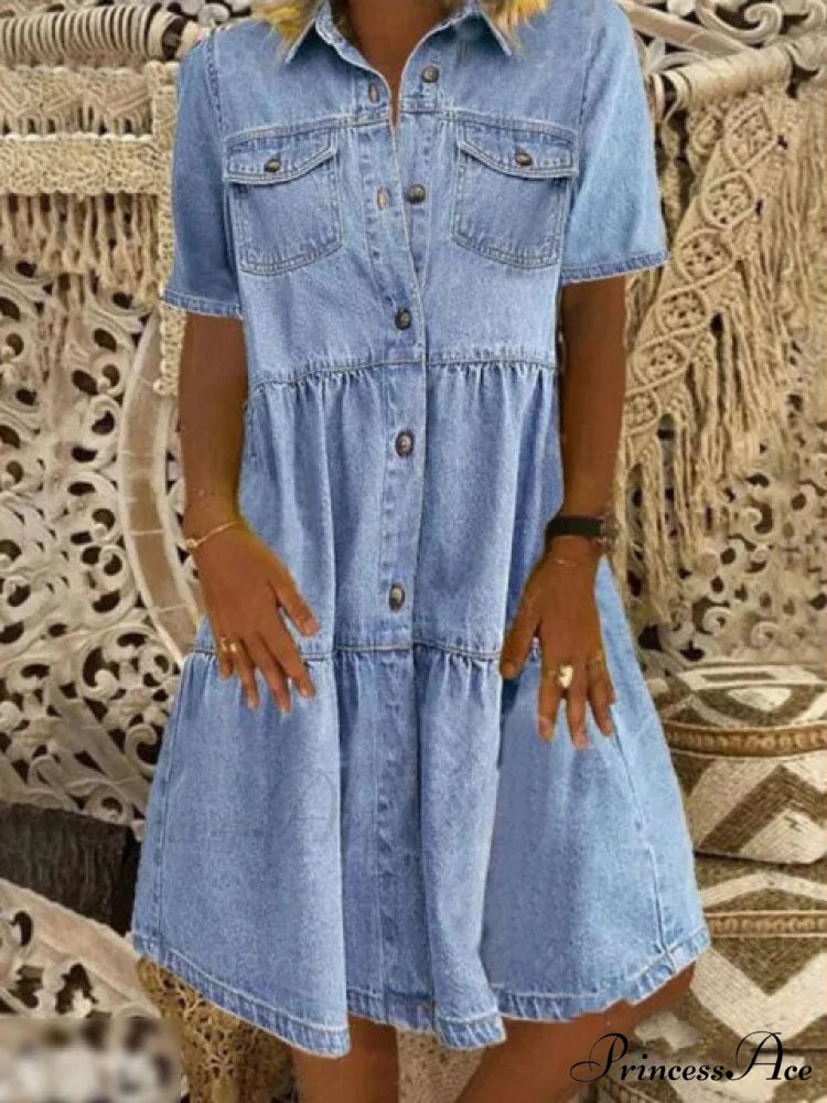 Fashion Casual Splicing Cardigan Vintage Long Dress