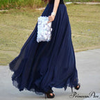 Fashion Chiffon Long Skirts