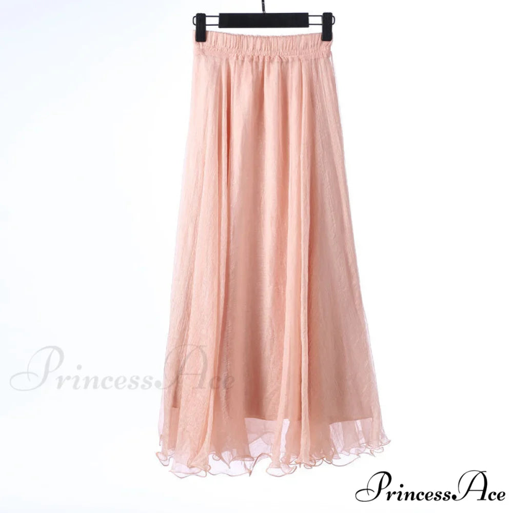 Fashion Chiffon Long Skirts