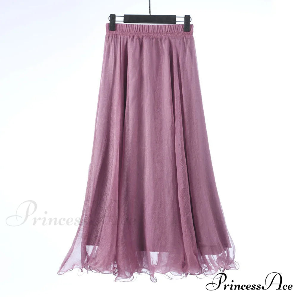 Fashion Chiffon Long Skirts