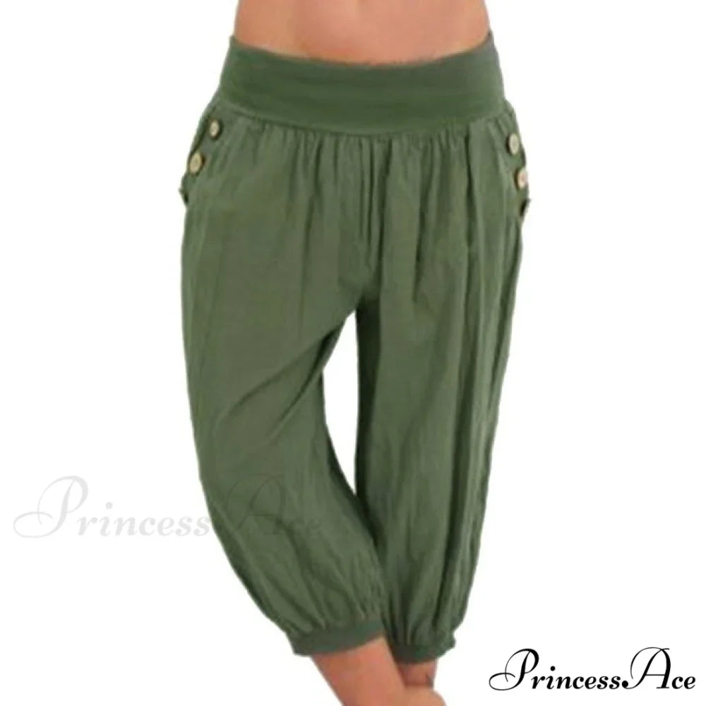 Fashion Cotton Linen Shorts