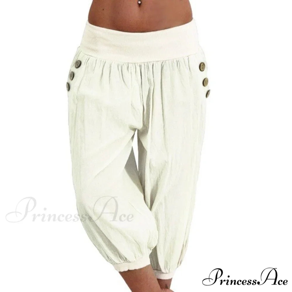 Fashion Cotton Linen Shorts