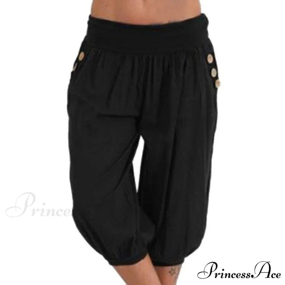 Fashion Cotton Linen Shorts