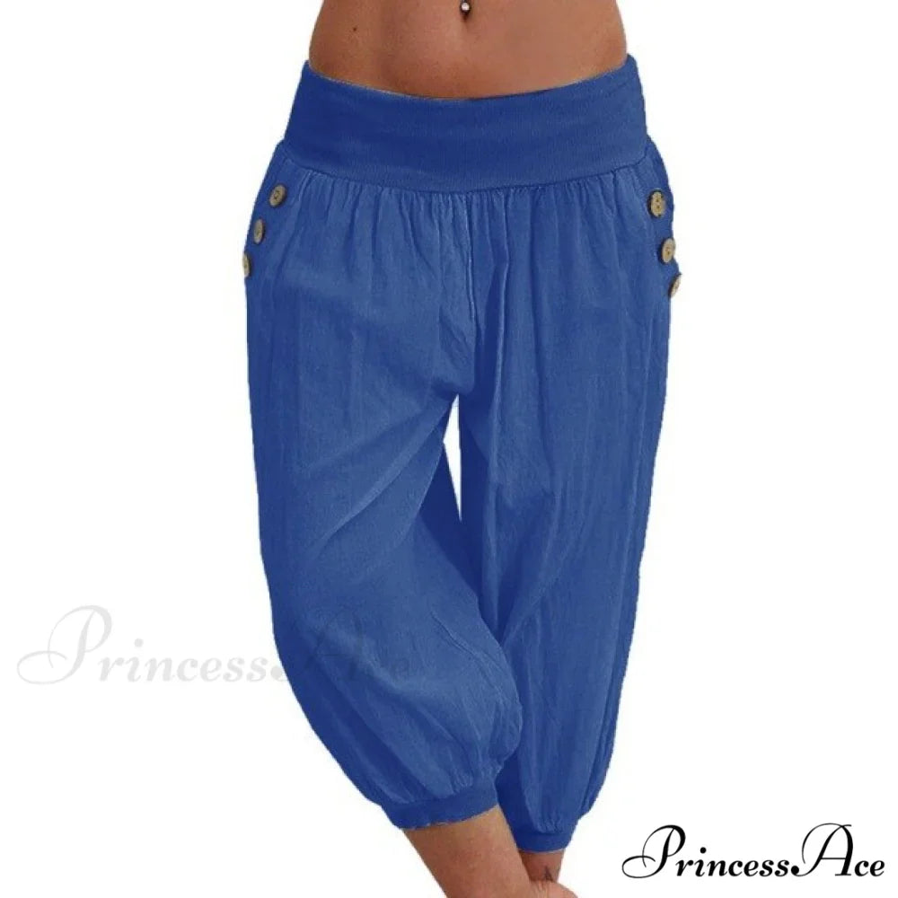 Fashion Cotton Linen Shorts