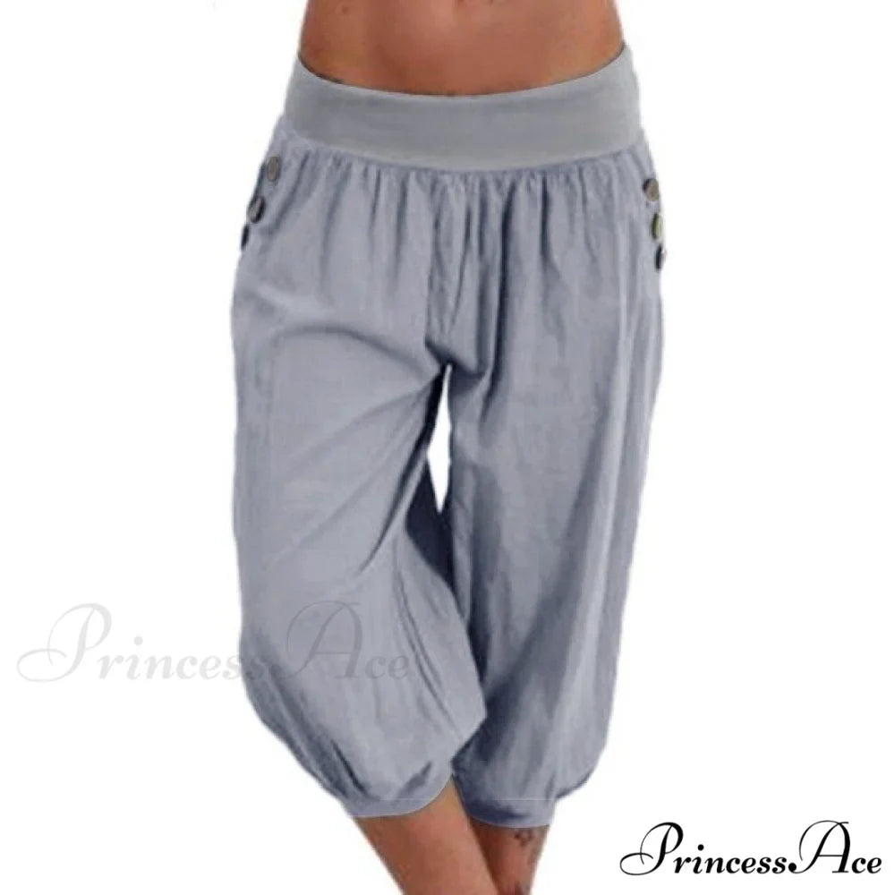 Fashion Cotton Linen Shorts