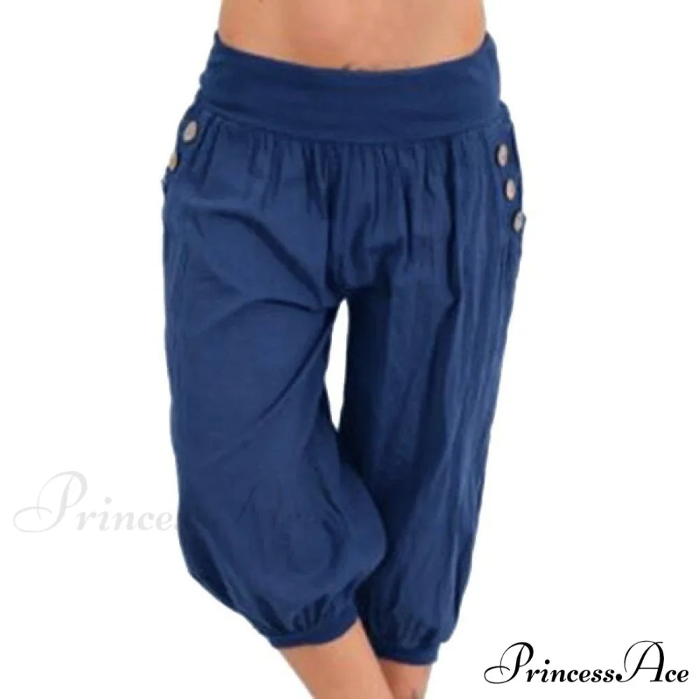 Fashion Cotton Linen Shorts