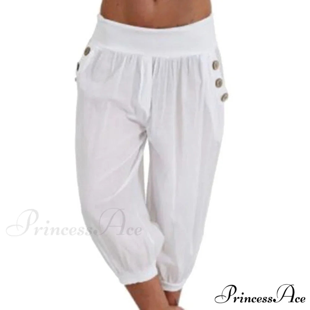 Fashion Cotton Linen Shorts