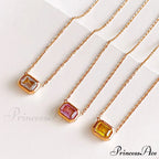 Fashion Delicate All-match Colorful Stone Necklace