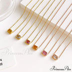 Fashion Delicate All-match Colorful Stone Necklace