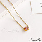 Fashion Delicate All-match Colorful Stone Necklace