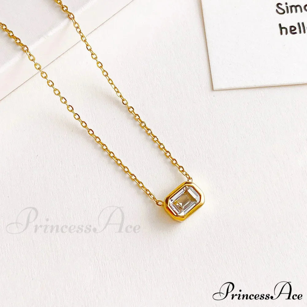 Fashion Delicate All-match Colorful Stone Necklace