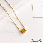 Fashion Delicate All-match Colorful Stone Necklace