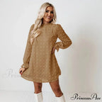 Fashion Dot Pom Pom Dress New Loose Casual Dress
