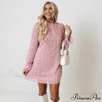 Fashion Dot Pom Pom Dress New Loose Casual Dress