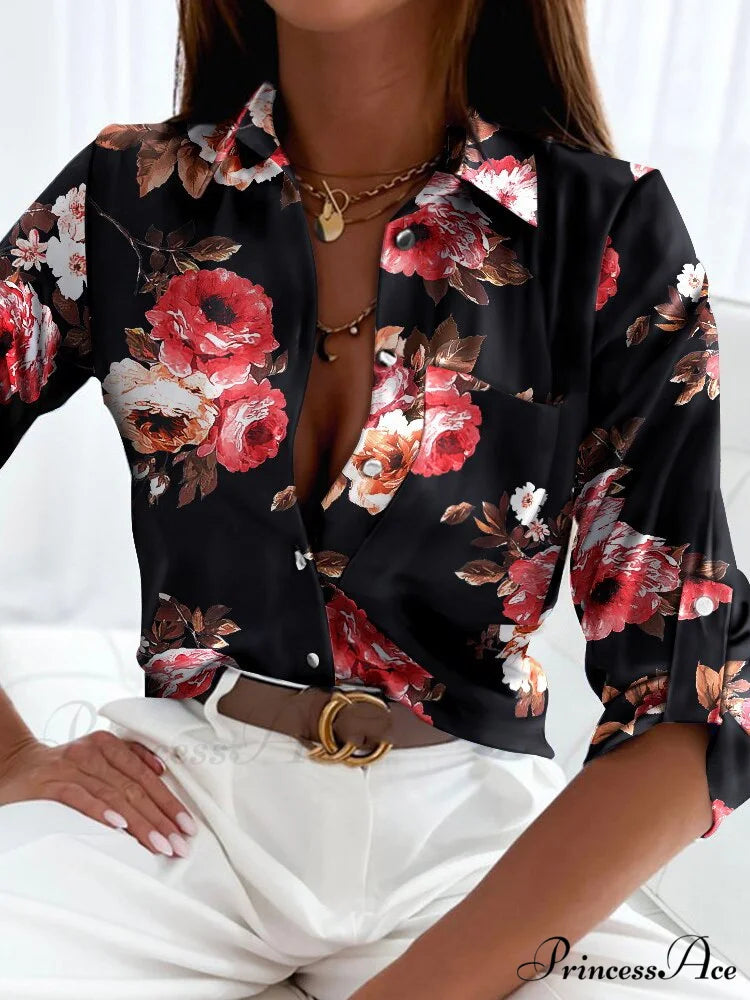Fashion Floral Print Shirt