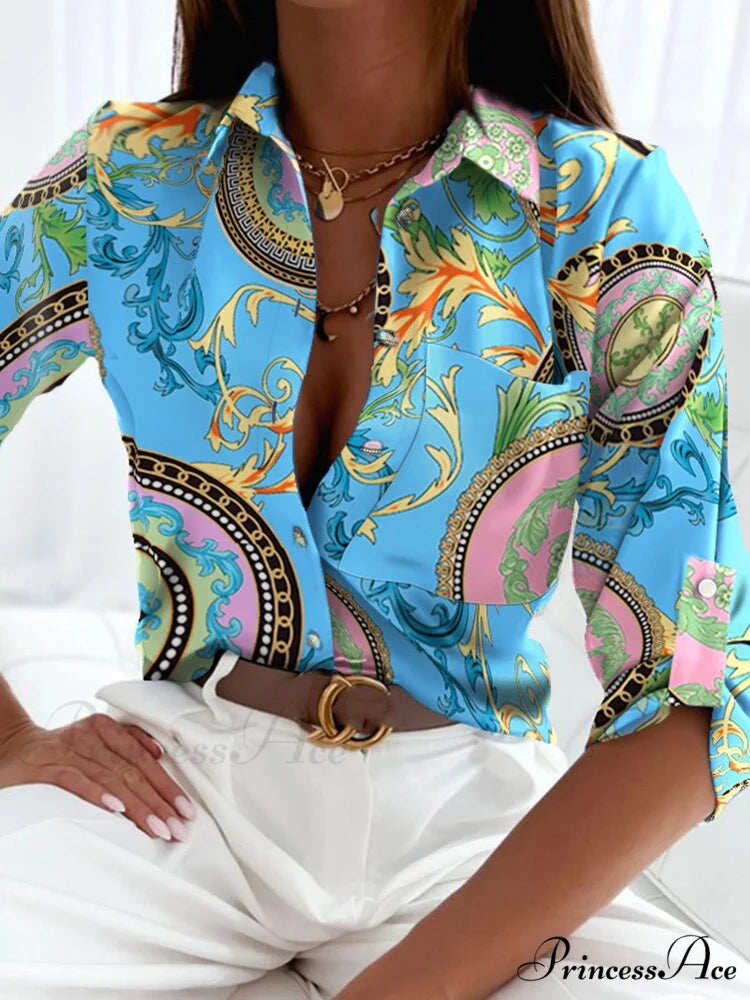 Fashion Floral Print Shirt