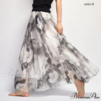 Fashion Florals Print Long Skirt