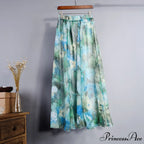 Fashion Florals Print Long Skirt